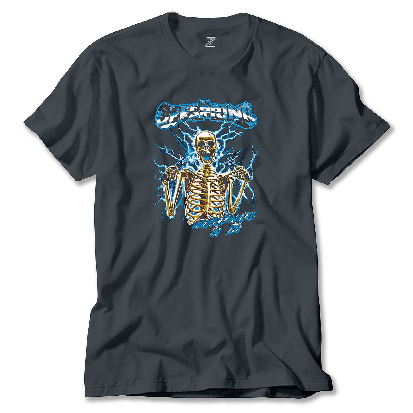 The Offspring Worldwide In '26 Skull Renkli Tişört