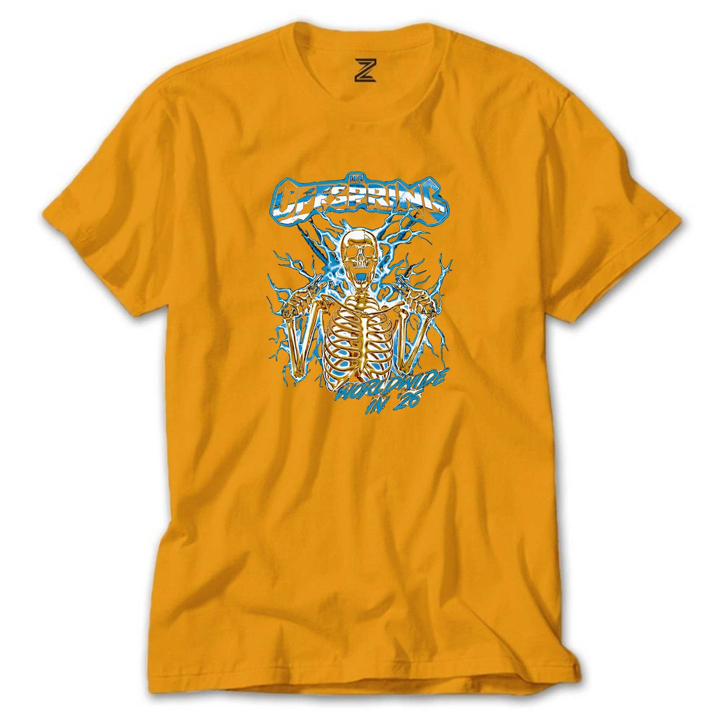 The Offspring Worldwide In '26 Skull Renkli Tişört