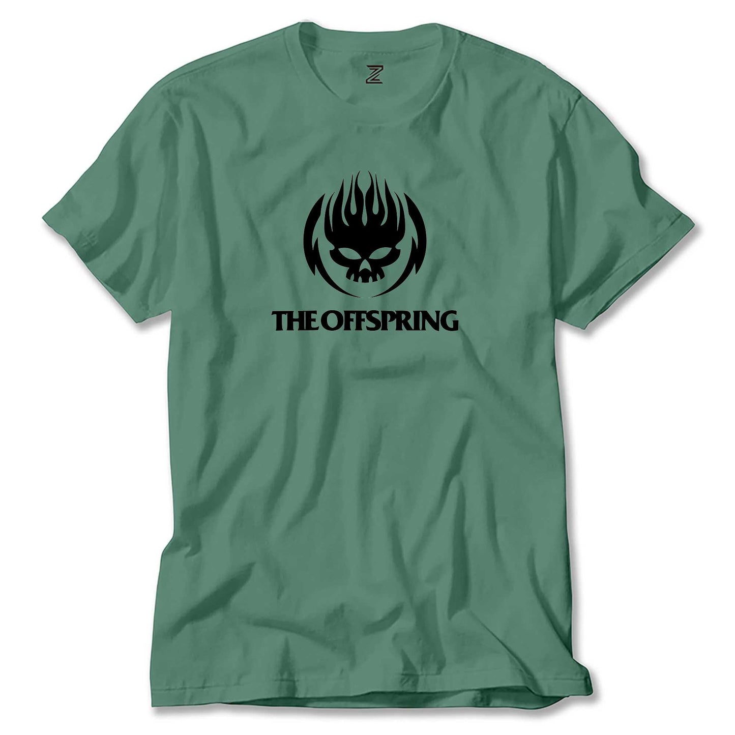 The Offspring Logo Skull Text Renkli Tişört