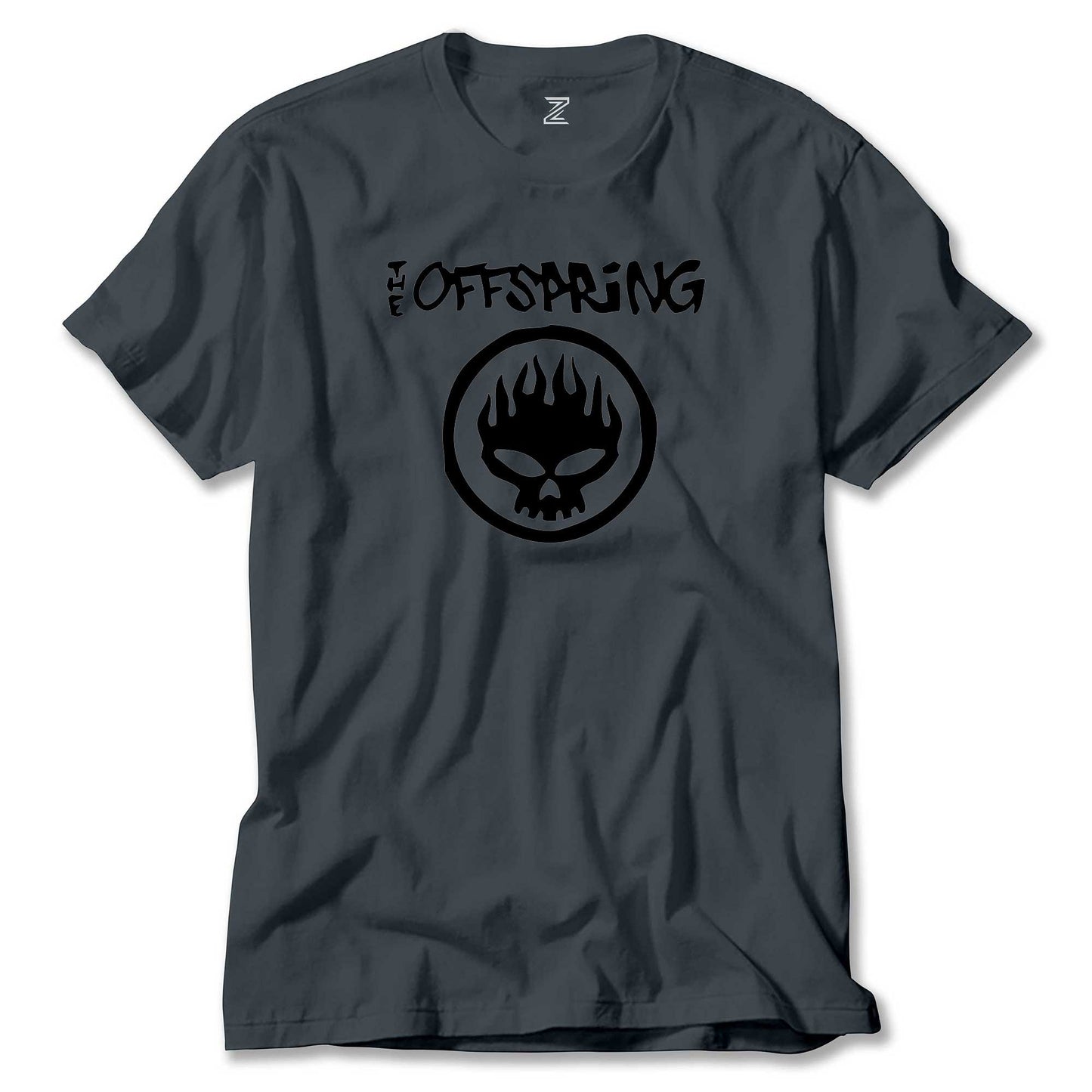 The Offspring Logo Text Skull Renkli Tişört