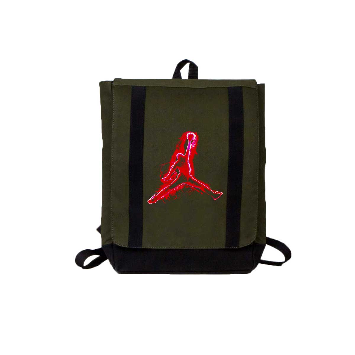 Air Jordan Red Neon Renkli Sırt Çantası