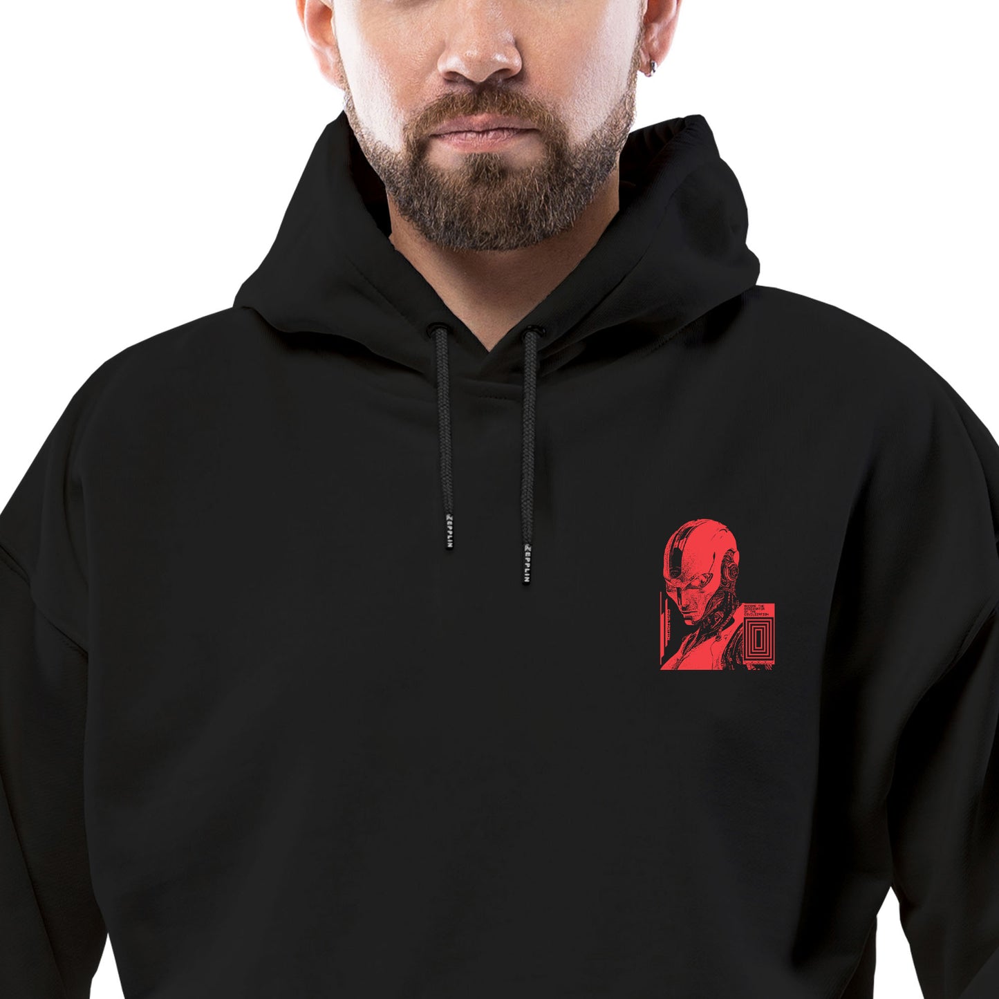 Become The Originator Of Siyah Streetwear Kapşonlu Hoodie