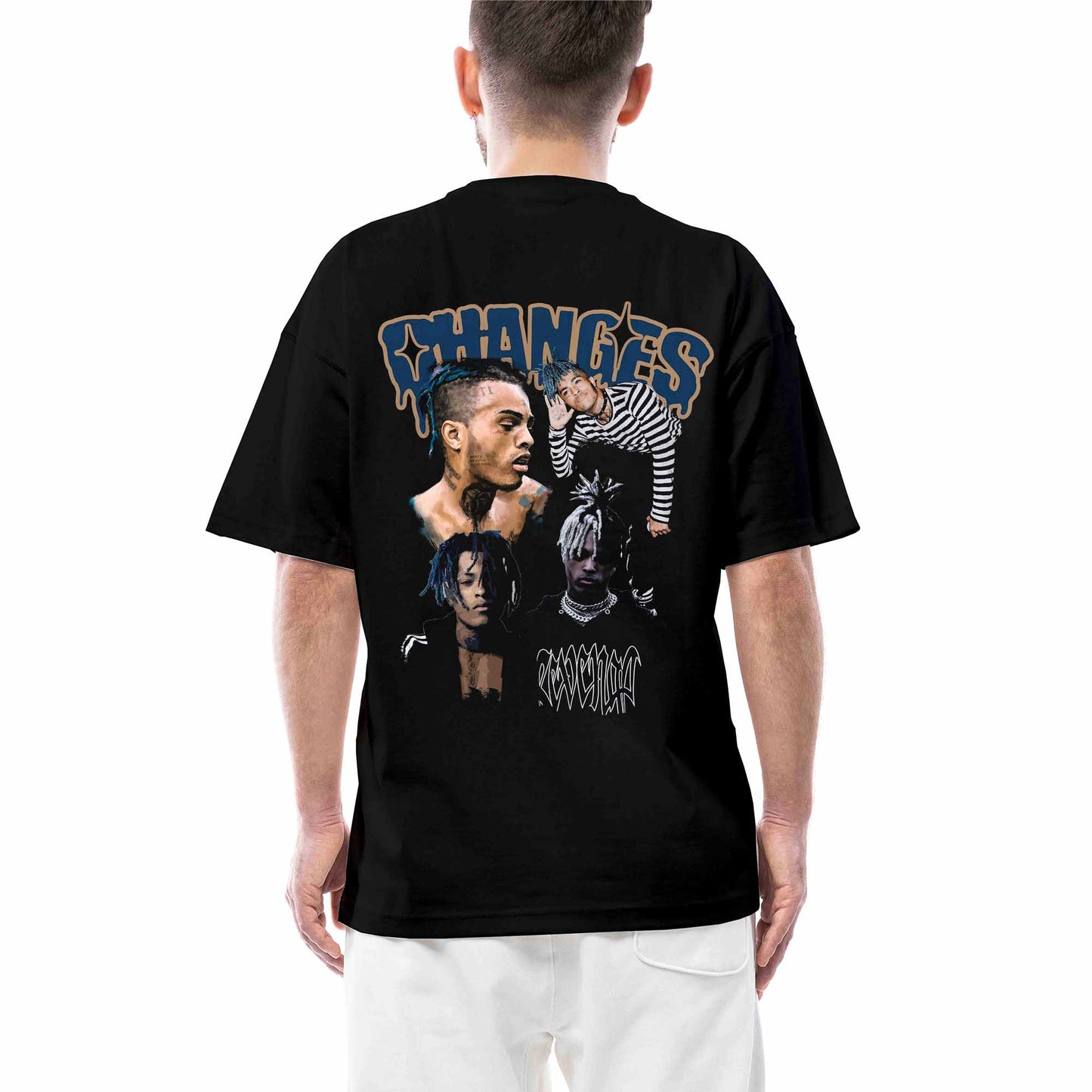 XXenations Siyah Oversize Tişört