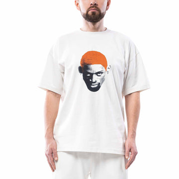 Orange Beyaz Oversize Tişört