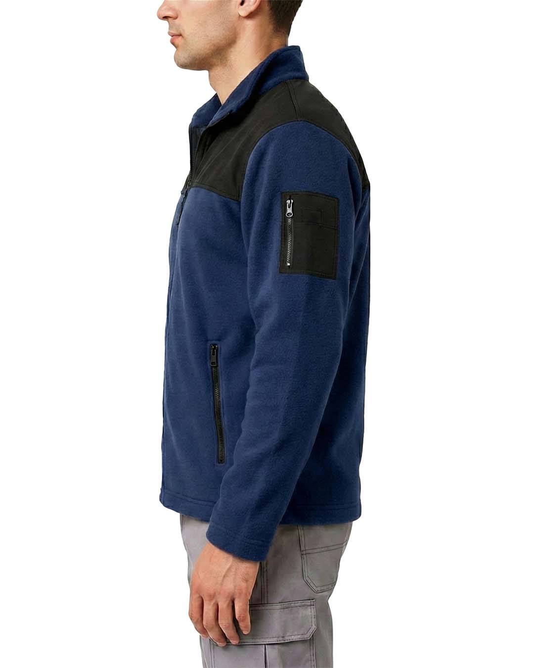 Softshell Polar Baskısız Mavi Toptan