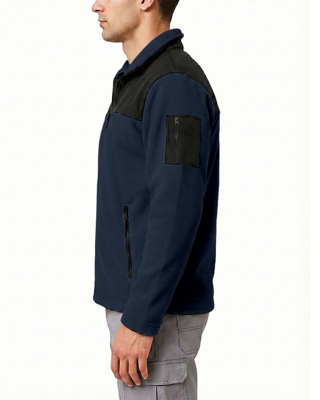 Softshell Polar Baskısız Lacivert Toptan