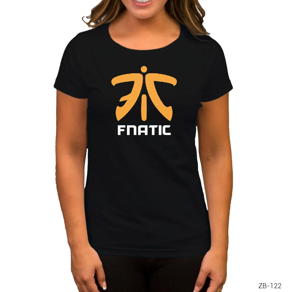 CSGO Fnatic Team Siyah Kadın Tişört