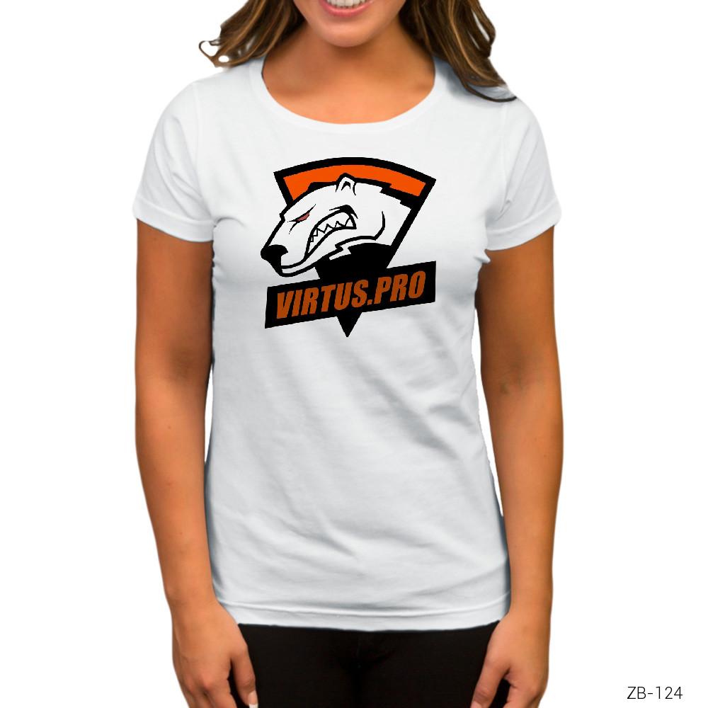 CSGO Virtus Pro Team Beyaz Kadın Tişört