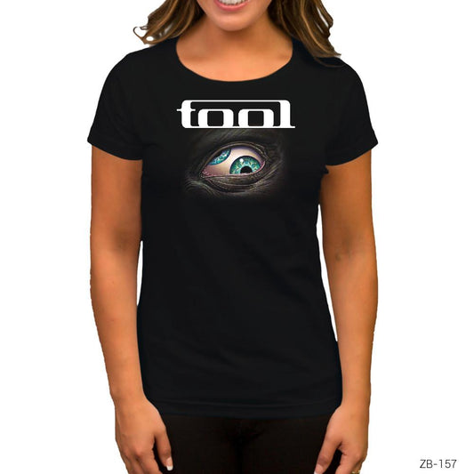 Tool Eye Siyah Kadın Tişört