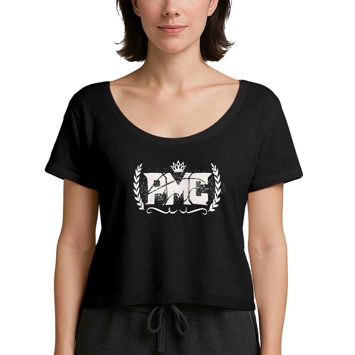 Pmc Siyah Kadın Tişört