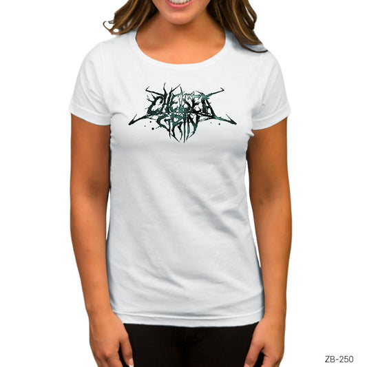 Chelsea Grin Logo Beyaz Kadın Tişört