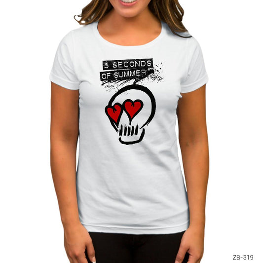 5 Seconds of Summer SOS Beyaz Kadın Tişört