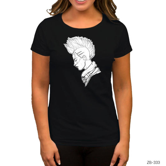 Ekko Siyah Kadın Tişört