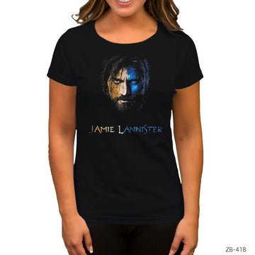 Game Of Thrones Jamie Lannister Siyah Kadın Tişört