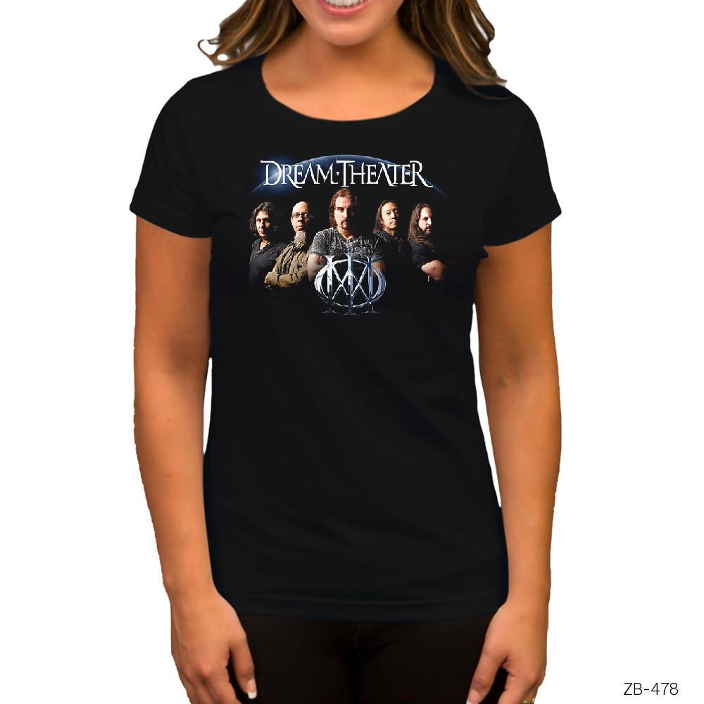 Dream Theater Group Siyah Kadın Tişört