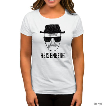 Breaking Bad Heisenberg Beyaz Kadın Tişört