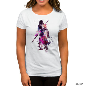 Gambit Artwork Beyaz Kadın Tişört