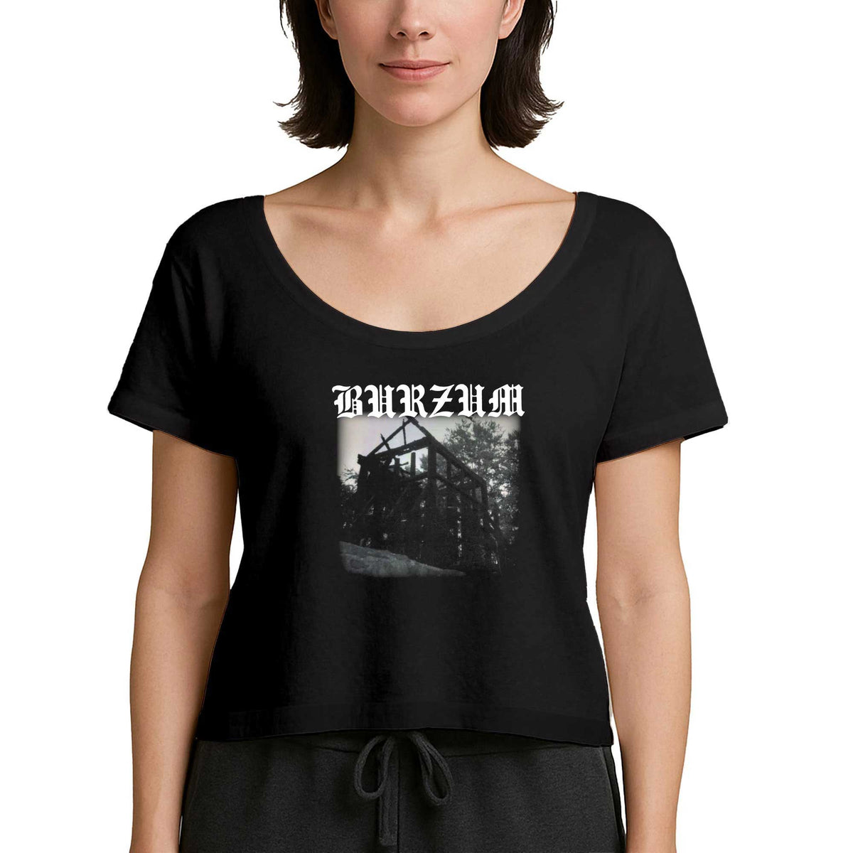 Burzum Aske Siyah Kadın Tişört