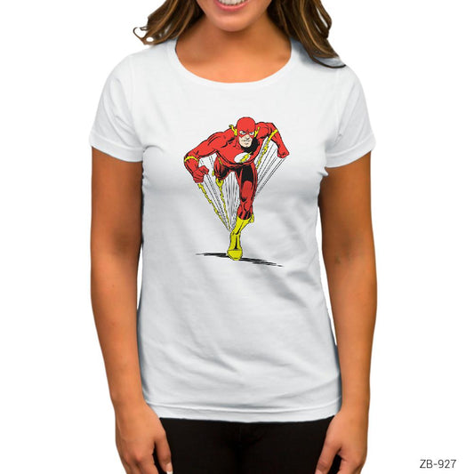 The Flash Forward Beyaz Kadın Tişört