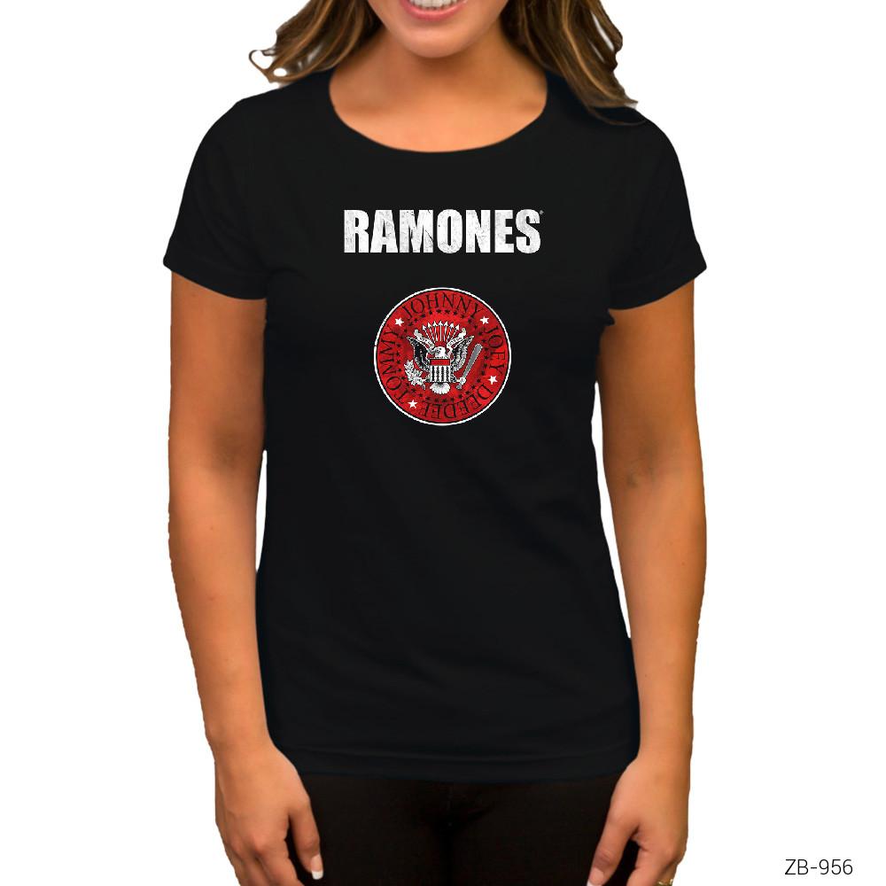 Ramones Siyah Kadın Tişört