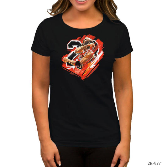 Jordan 23 Brush Siyah Kadın Tişört