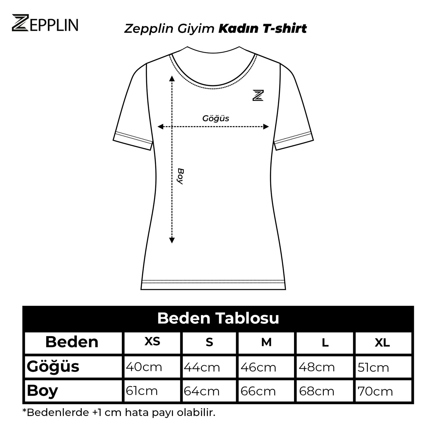 Led Zeppelin Siyah Kadın Tişört