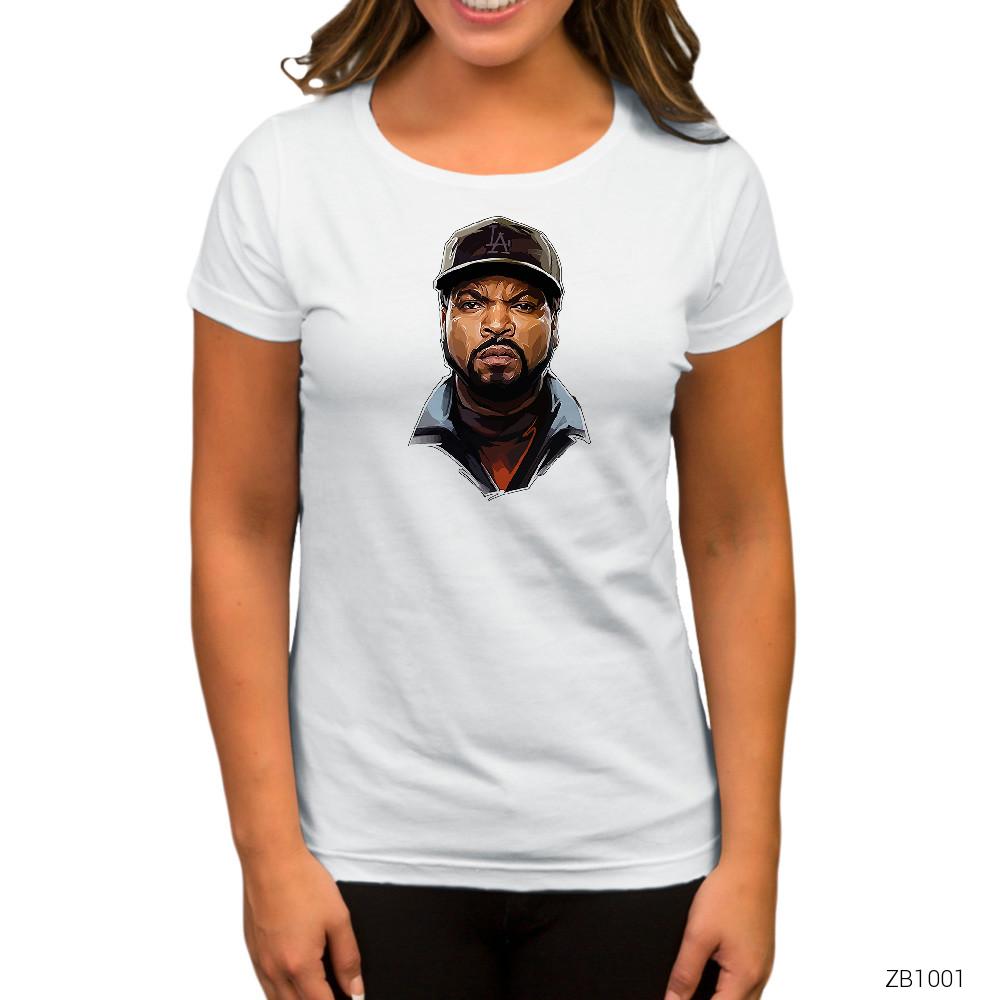 Ice Cube Beyaz Kadın Tişört