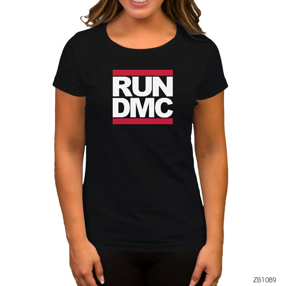Run Dmc Classic Siyah Kadın Tişört
