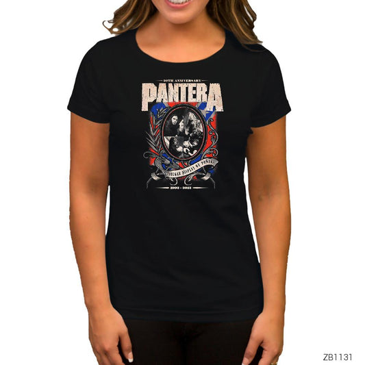 Pantera 20th Anniversary Siyah Kadın Tişört
