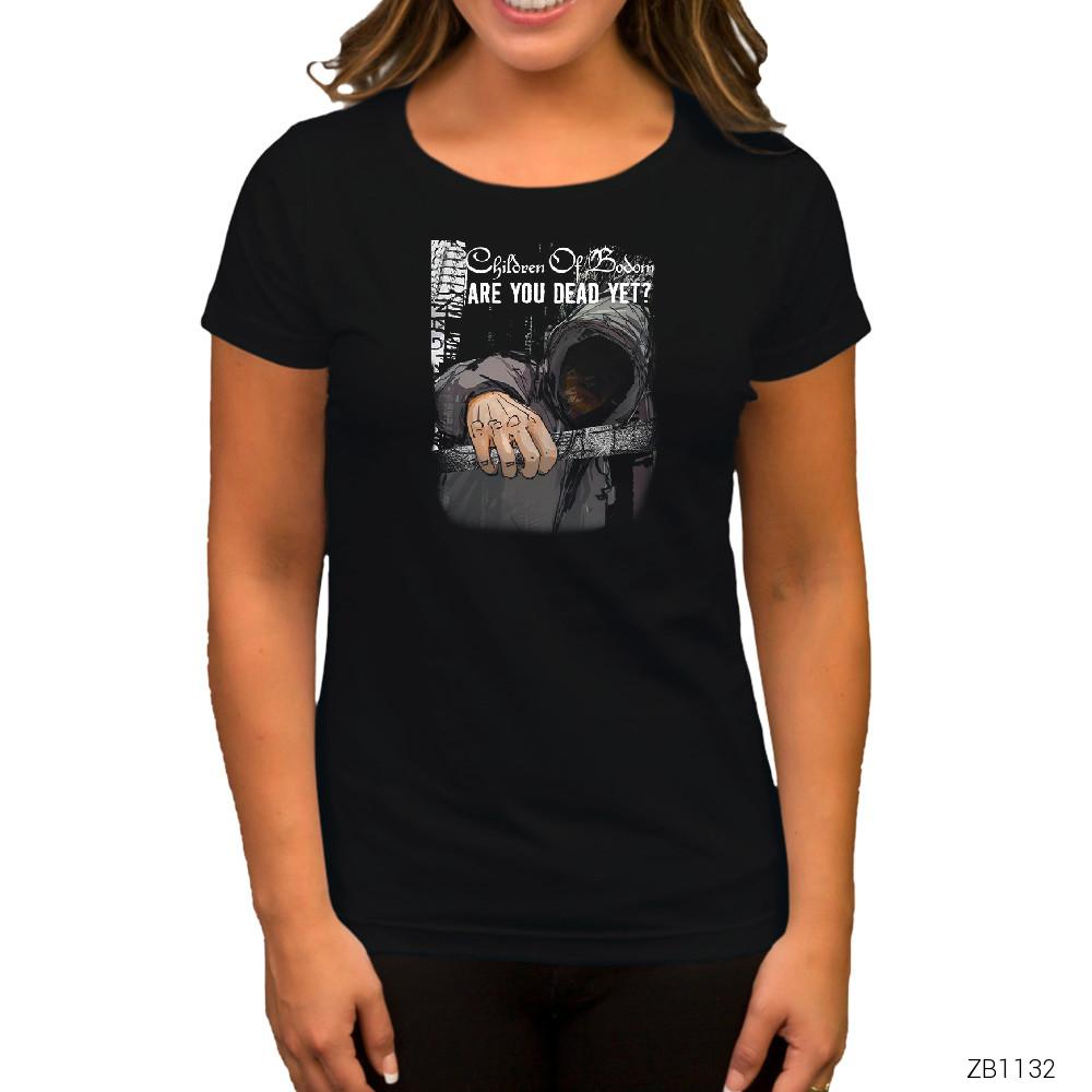 Children of Bodom Are You Dead Yet Siyah Kadın Tişört