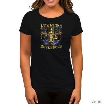 Avenged Sevenfold Stellar Siyah Kadın Tişört
