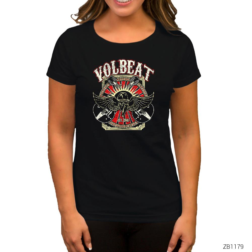 Volbeat Siyah Kadın Tişört