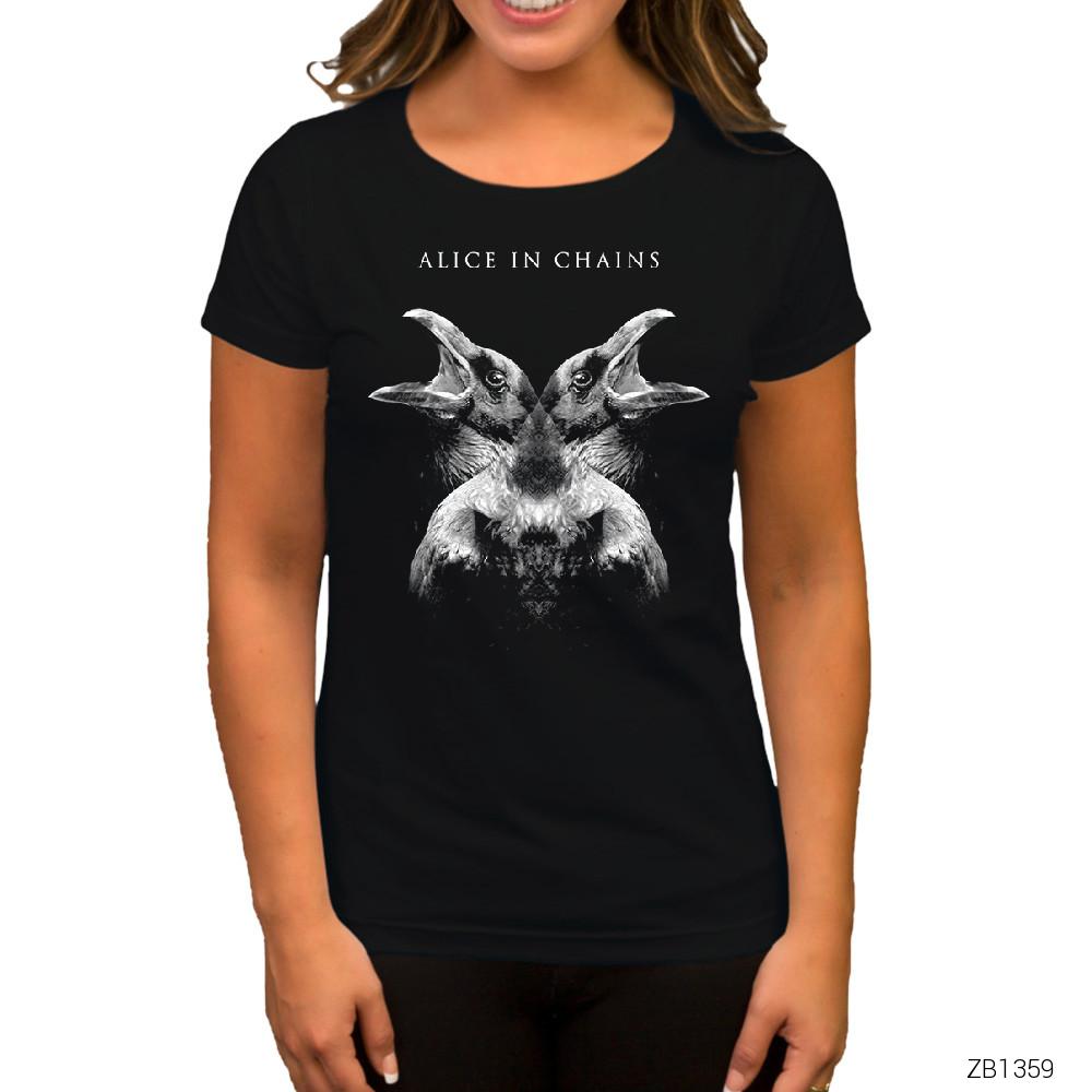 Alice in Chains Hollow Siyah Kadın Tişört
