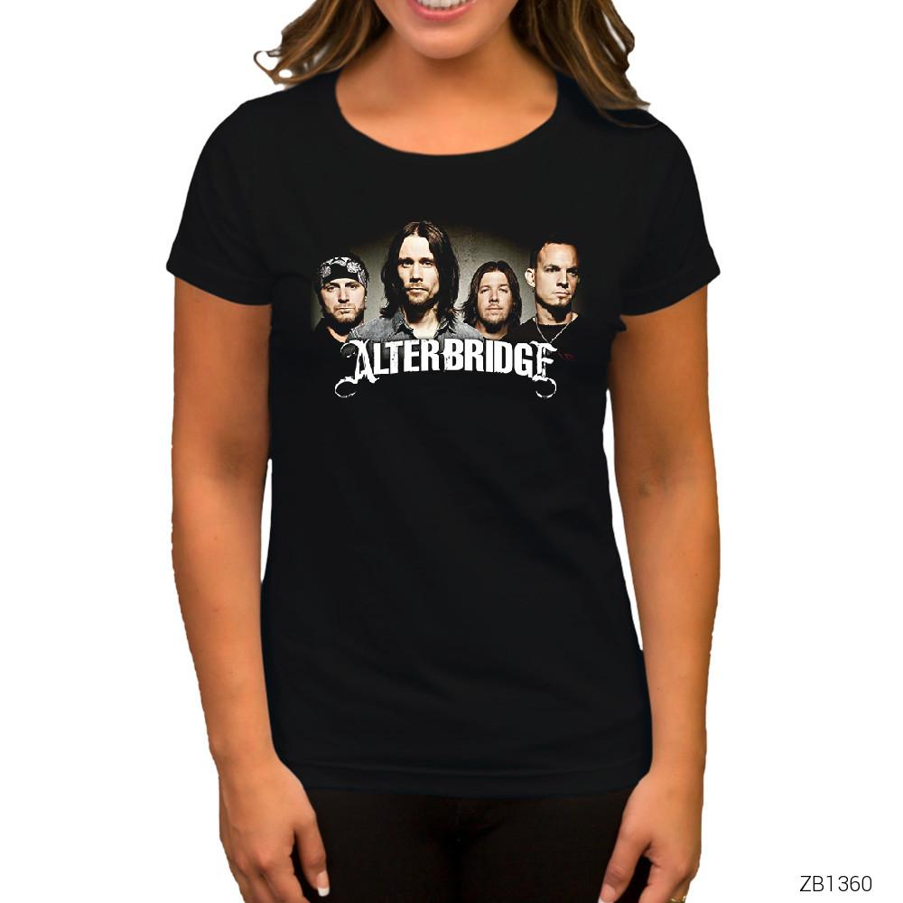 Alter Bridge Grup Siyah Kadın Tişört