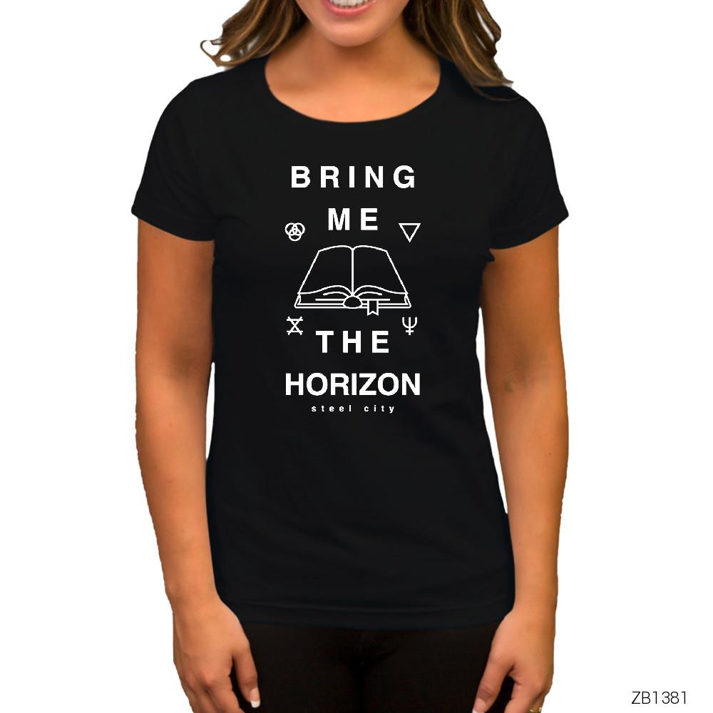Bring Me The Horizon Steel City Siyah Kadın Tişört