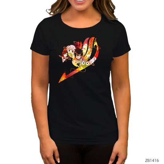 Fair Tail Siyah Kadın Tişört