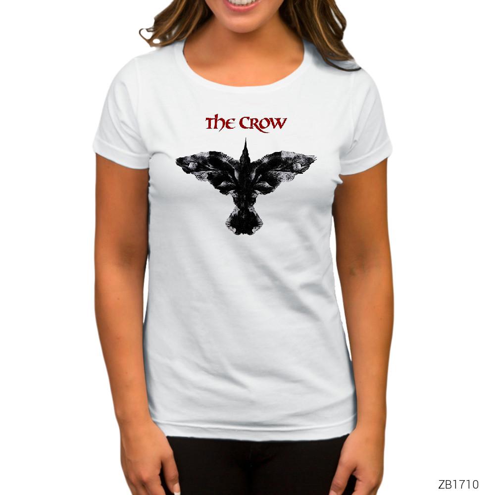 The Crow Beyaz Kadın Tişört