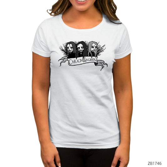 Carach Angren Cartoon Beyaz Kadın Tişört