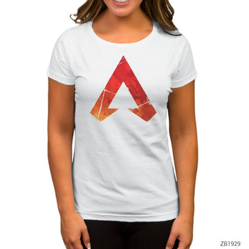 Apex Legends Fire Beyaz Kadın Tişört