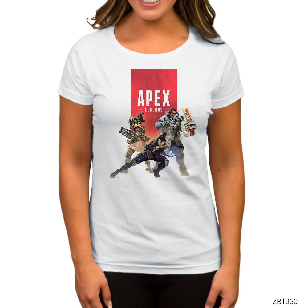 Apex Legends Energy Team Beyaz Kadın Tişört