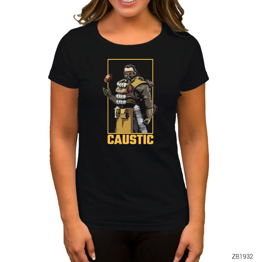Apex Legends Caustic Siyah Kadın Tişört