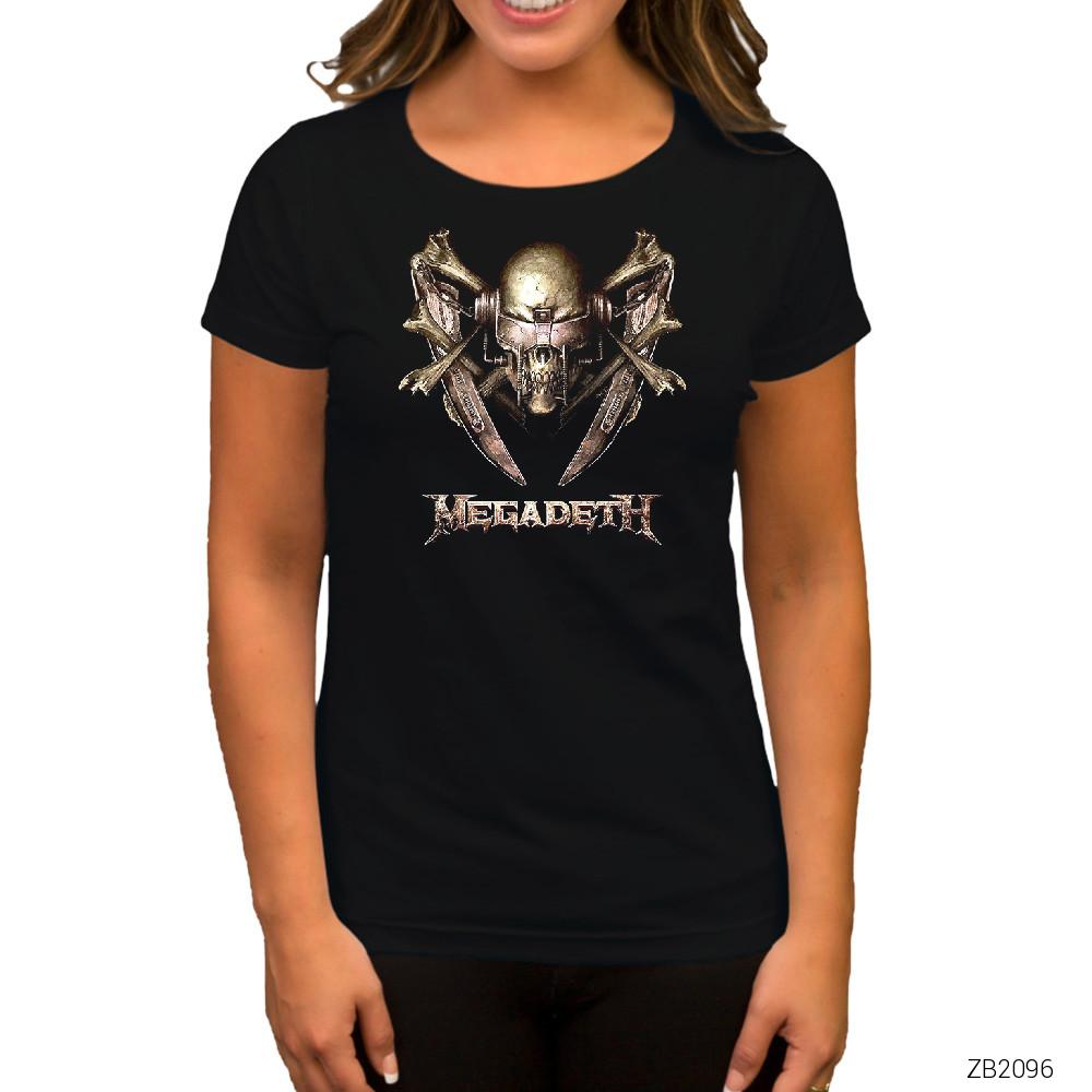 Megadeth Extinction Siyah Kadın Tişört