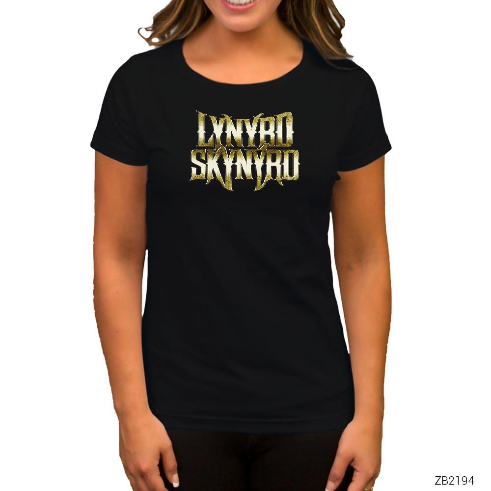 Lynyrd Skynyrd Siyah Kadın Tişört