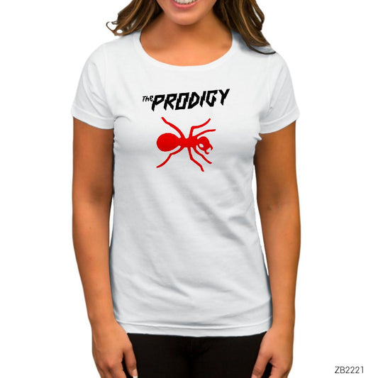 The Prodigy Ant 3 Beyaz Kadın Tişört