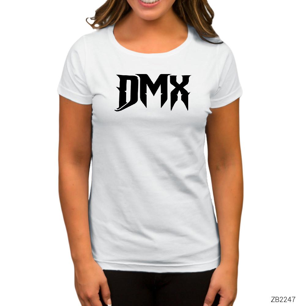 Dmx Logo Beyaz Kadın Tişört