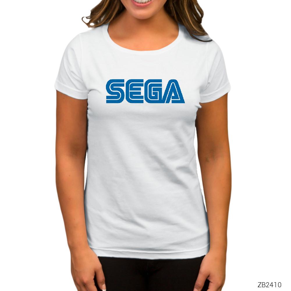 Sega Beyaz Kadın Tişört