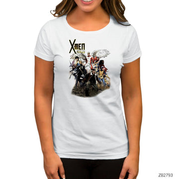 X-men Team Beyaz Kadın Tişört