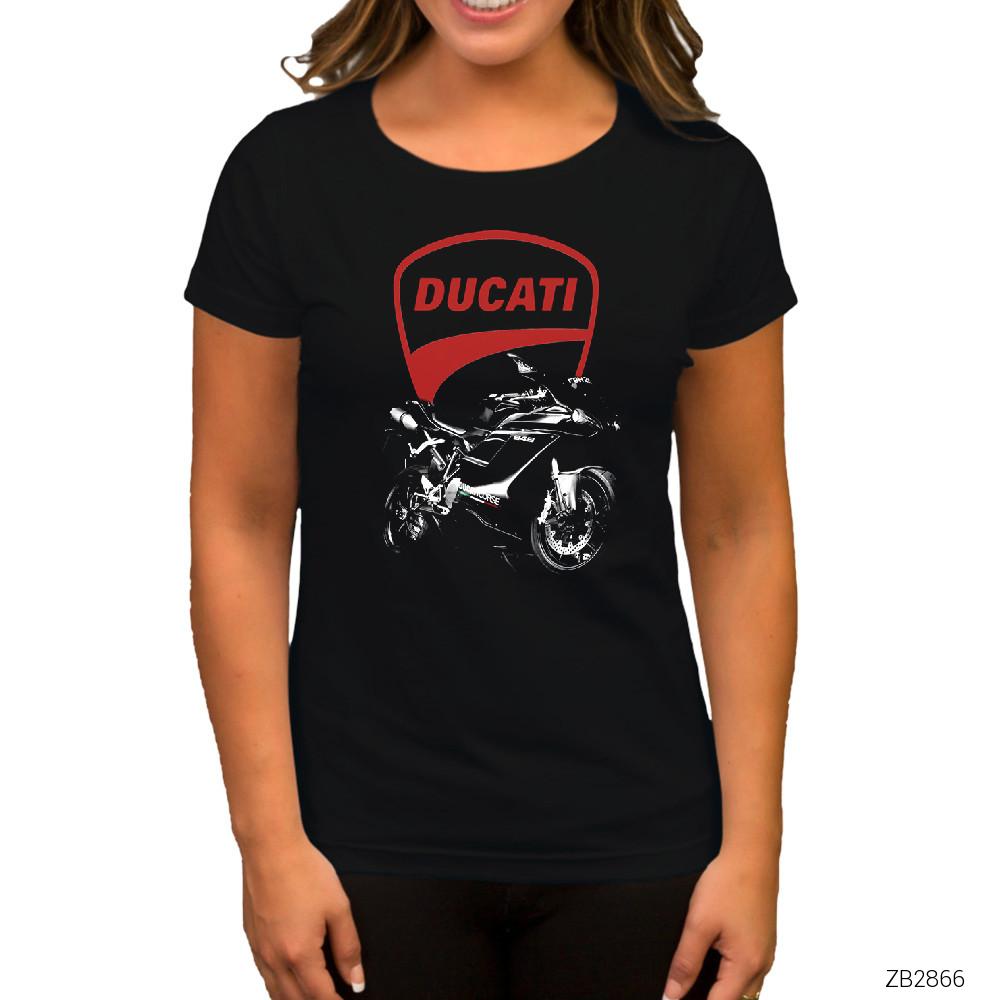 Ducati 848 Evo Black Siyah Kadın Tişört