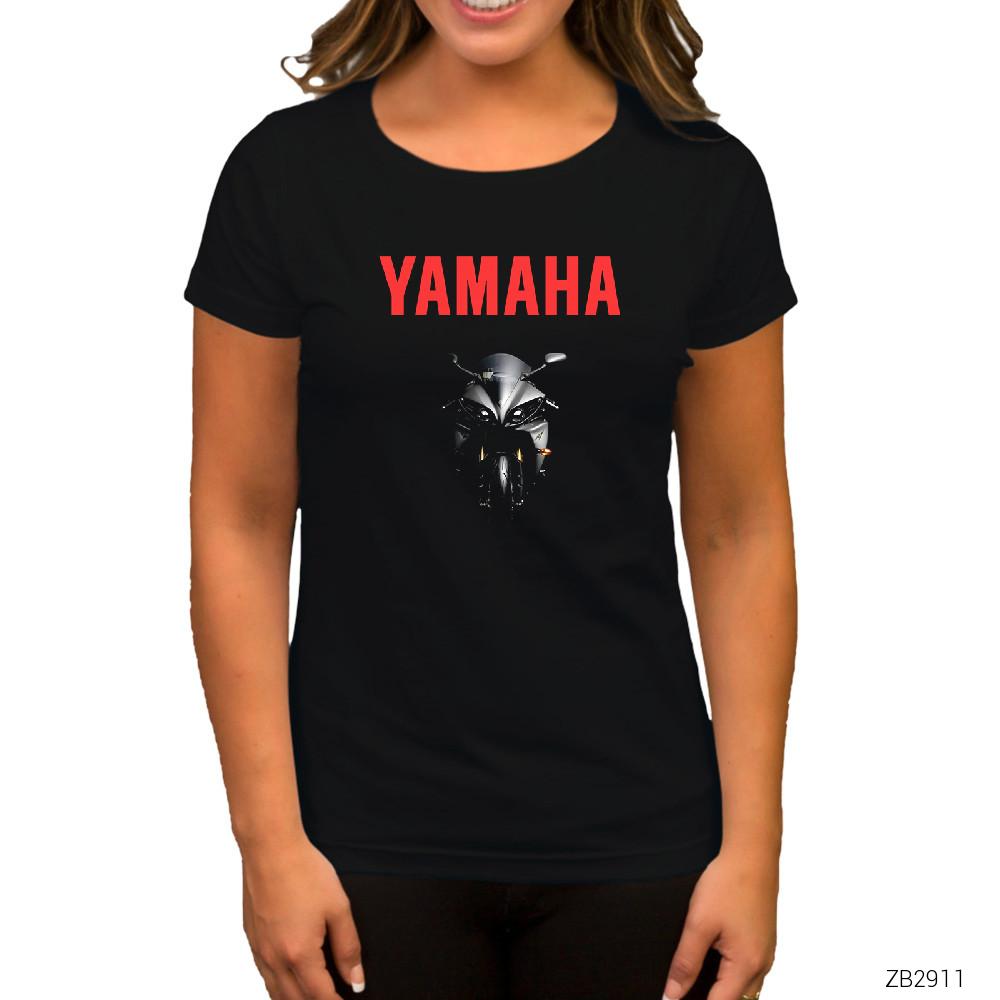 Yamaha Yzf Siyah Kadın Tişört