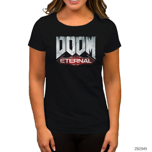 Doom Eternal Siyah Kadın Tişört